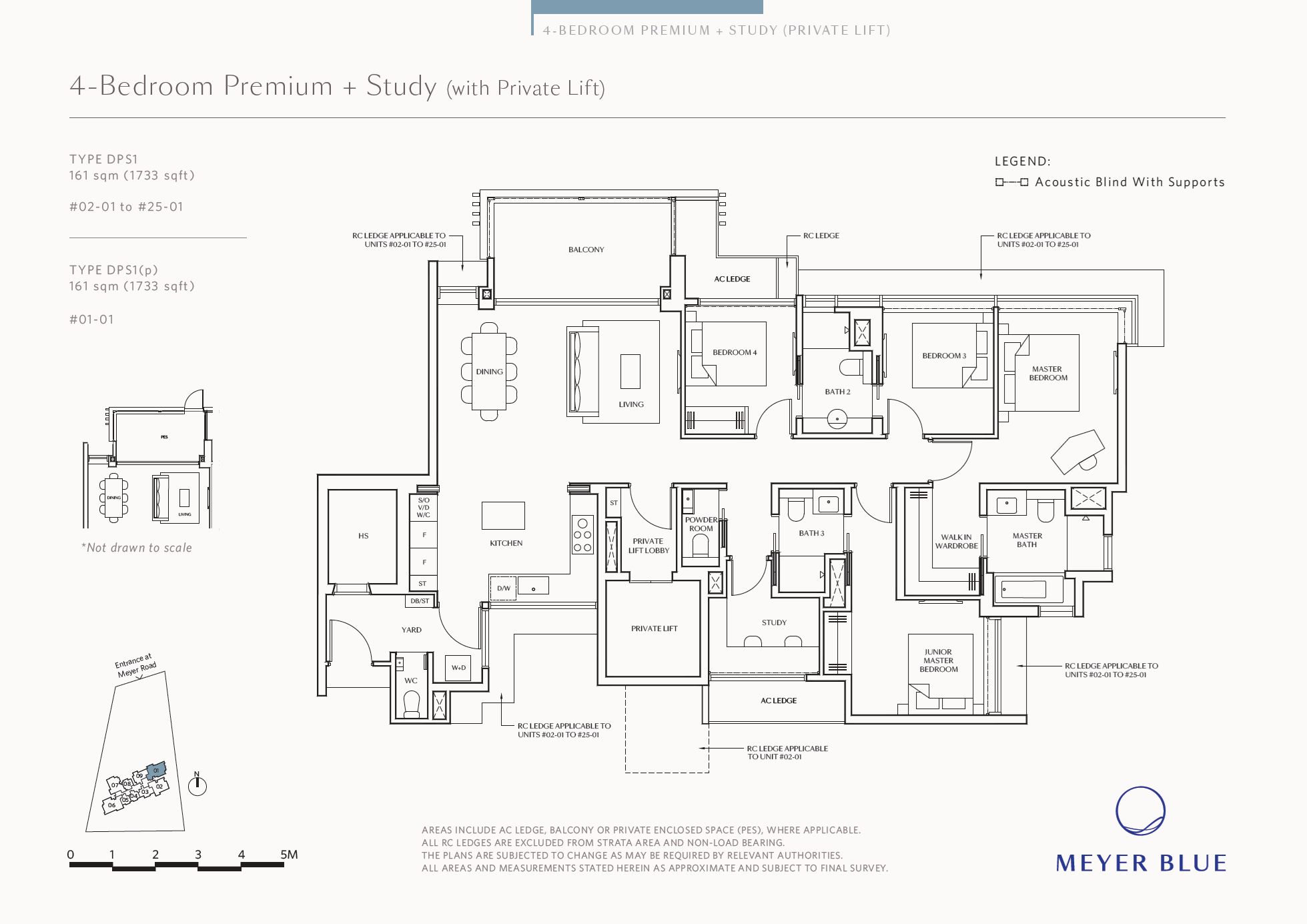Meyer Blue 1 Bedroom Floor Plan 11