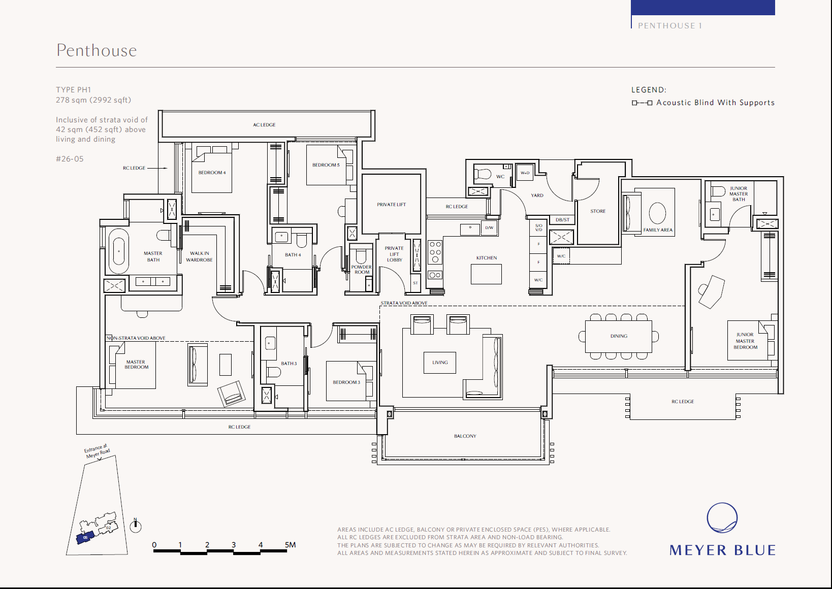 Meyer Blue 1 Bedroom Floor Plan 14